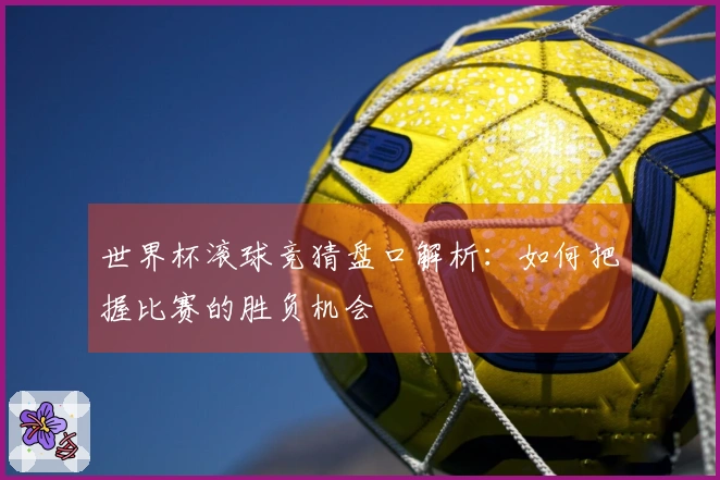 世界杯滚球竞猜盘口解析：如何把握比赛的胜负机会